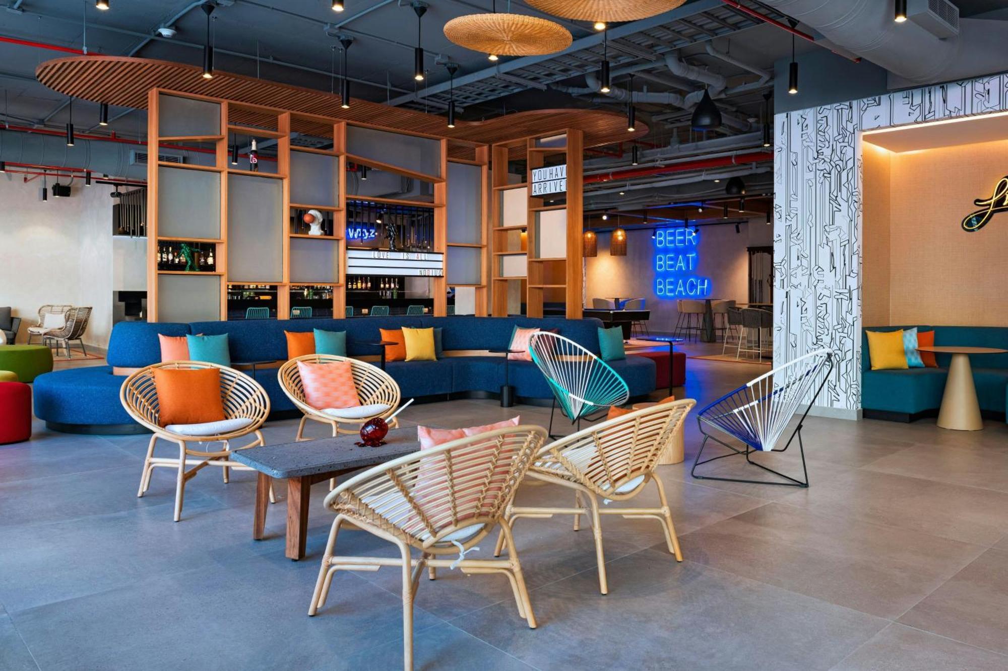 מלון Aloft פלאייה דל כרמן מראה חיצוני תמונה The lobby of the hotel